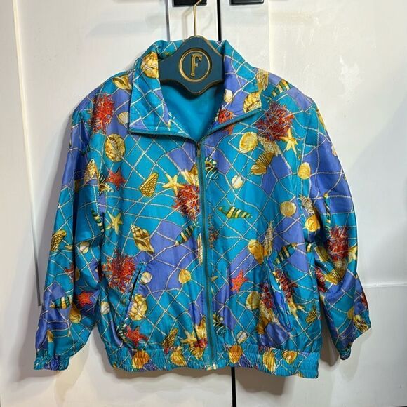 Vintage EVR 90’s Silk jacket - M - Picture 1 of 4